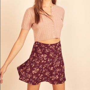 Reformation Flounce Skirt Size 2 NWT